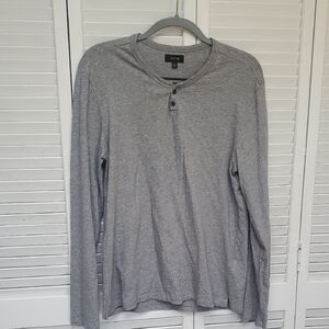 Joe's Jeans Gray Long Sleeve Henley